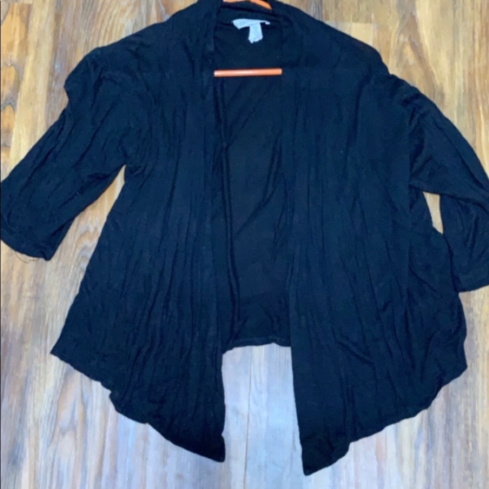 Juniors black cardigan size small